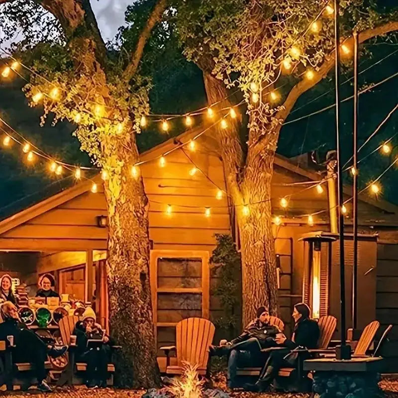 MIMIRGBC Outdoor LED String Lights for Patio and Backyard
