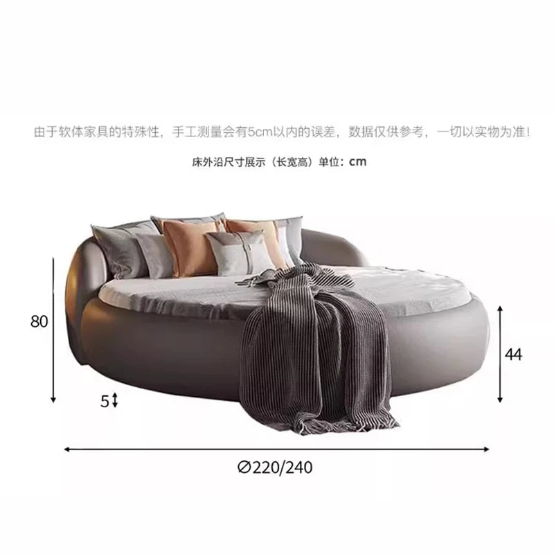 Nordic King Bed No Matress 220x220cm Kids Boys Lounge Bed Frames Full Size Camas De Matrimonio Dormitorio House Accessories