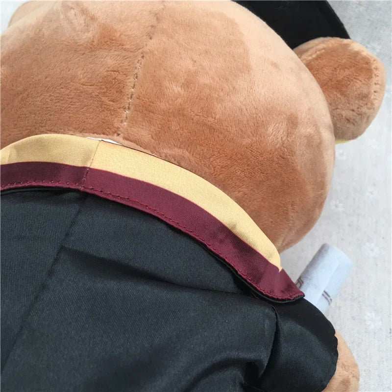 Potdemiel Rilakkuma Graduation Plush Bear Mortarboard Cosplay