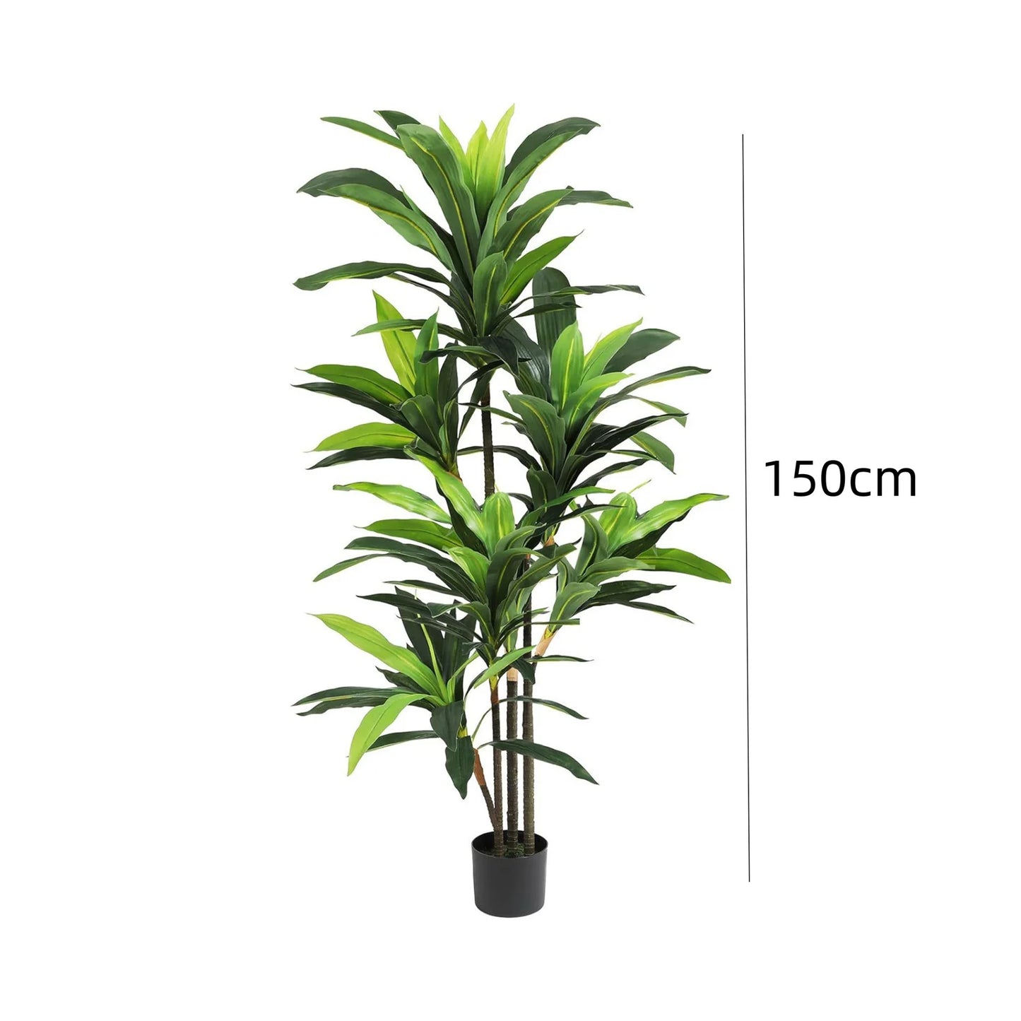 Artificial Dracaena Indoor Plant 120cm Tall with Branches
