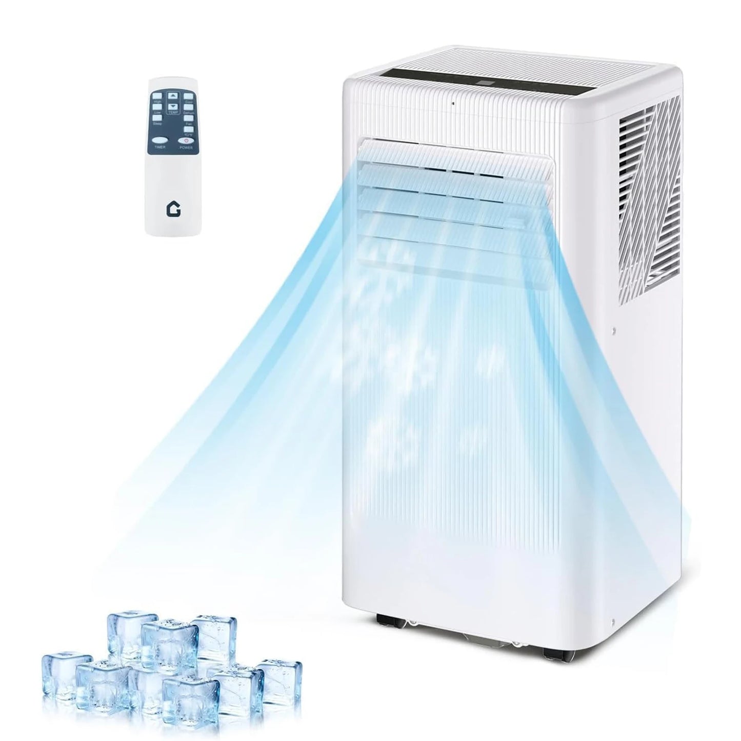 Acekool Portable 10000 BTU Air Conditioner With Remote Dehumidifier
