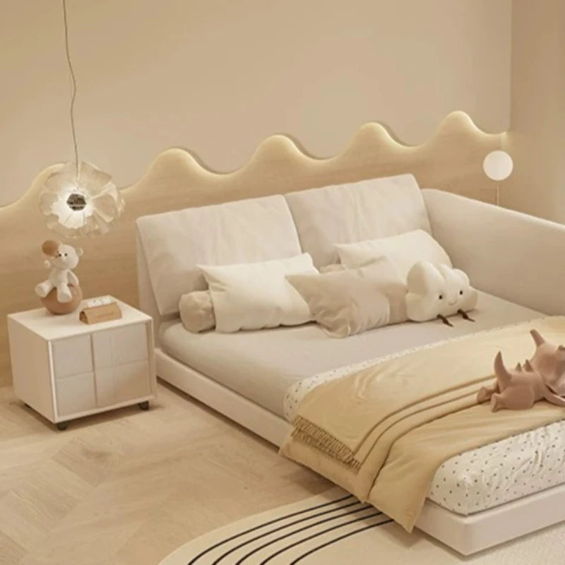 Luxury Fancy Bed Minimalist King Size Princess Sleeping Bed French Kids Camas De Matrimonio Dormitorio House Accessories
