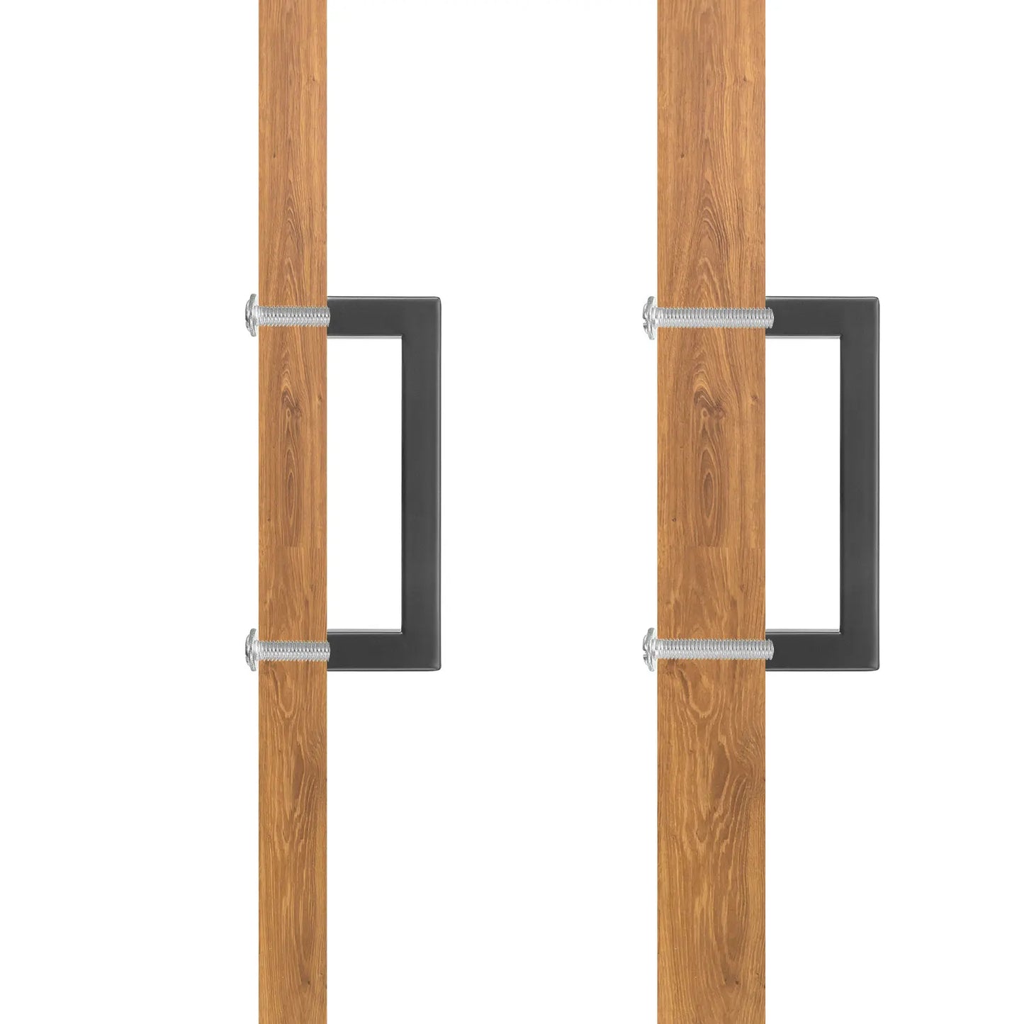 Square Bar Drawer Handles, 5 1/16 Inch Hole Center Modern Drawer Pulls Kitchen Cabinets Pull Stainless Steel Slim Cupboard Pulls