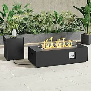 Outdoor Propane Fire Pit Table 50000 BTU Patio Unit