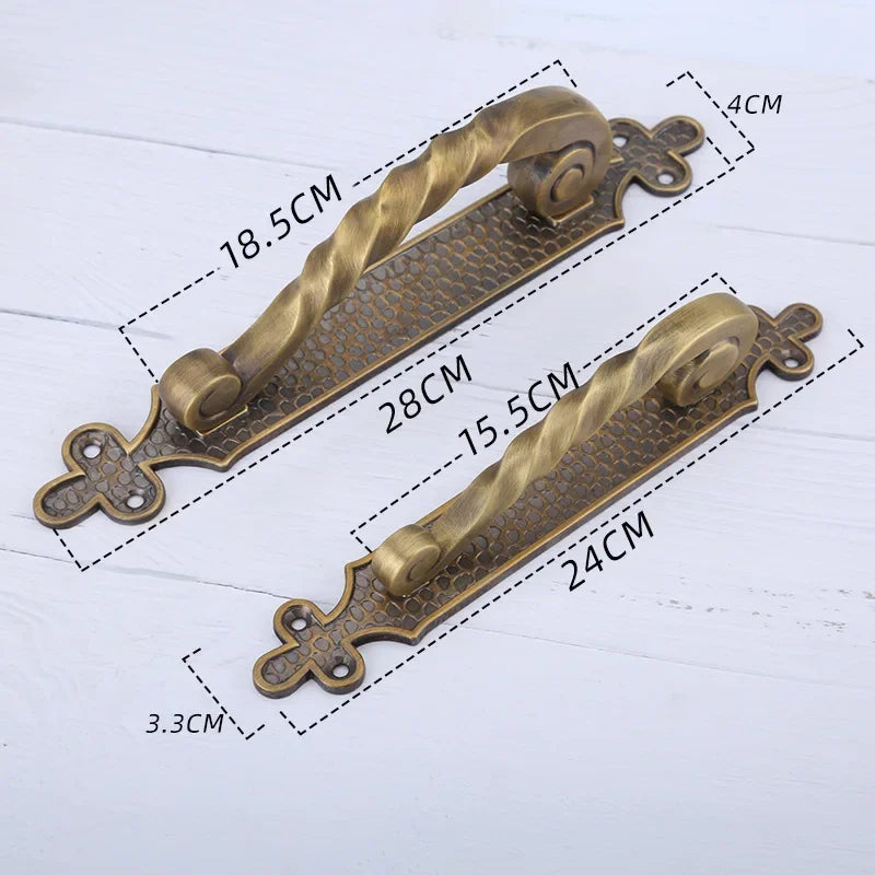High-Concerned European Style Brass Door Handles for Homes