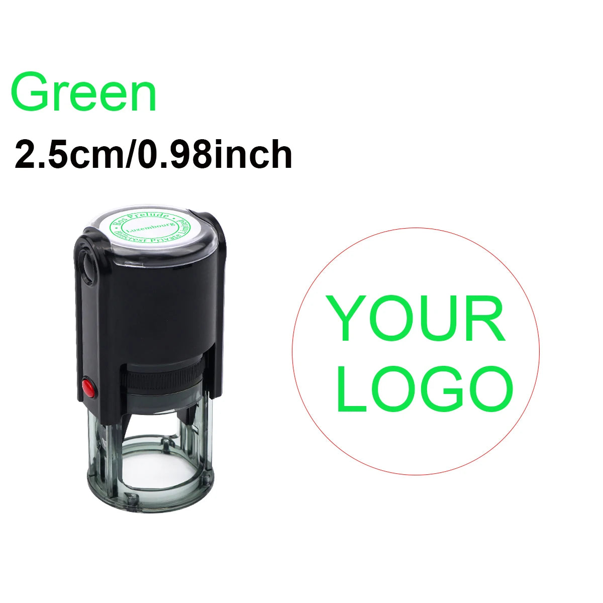 Custom Name Stamp with 24 Cute Designs-Personalized 25mm Self-Inking Stamp for Back-to-School, arty Favors,Gifts Durable Plastic