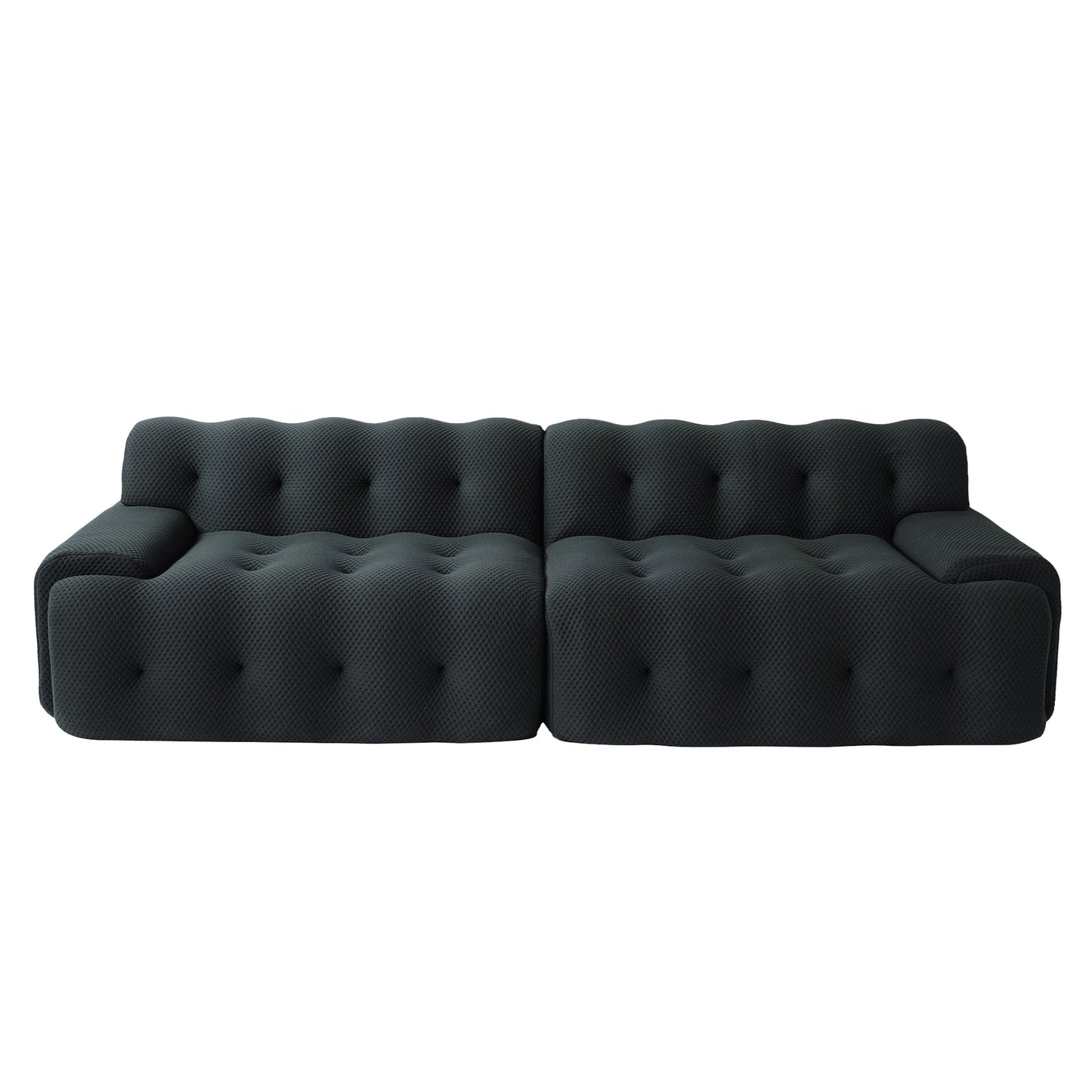 Comfy Cloud 102 3D Mesh Fabric Oversized Sectional Sofa