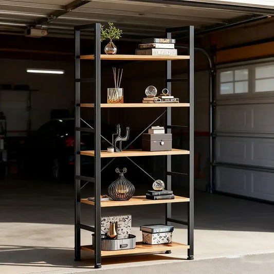 Heavy Duty 5/6-Tier Metal Storage Shelving Unit - Freestanding Industrial Garage Shelving Rack Suitable for Home Office