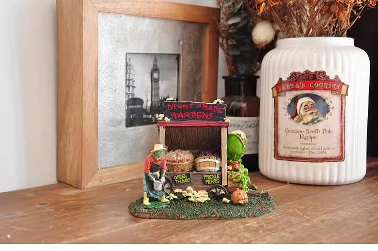 Halloween Decor Creative Halloween Scene Resin Ornaments Ghost Taking Pictures Figurine Garden Ornaments Home Decor Accessories