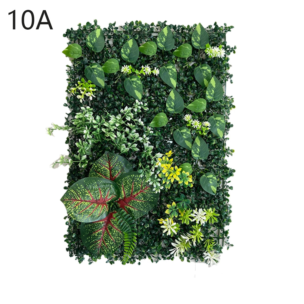 UV-Resistant Artificial Plant Wall Decor Plastic Faux Greenery Backdrop