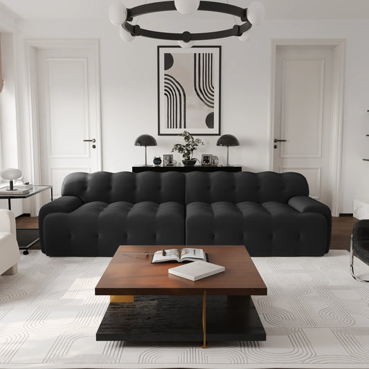 Comfy Cloud 102 3D Mesh Fabric Oversized Sectional Sofa