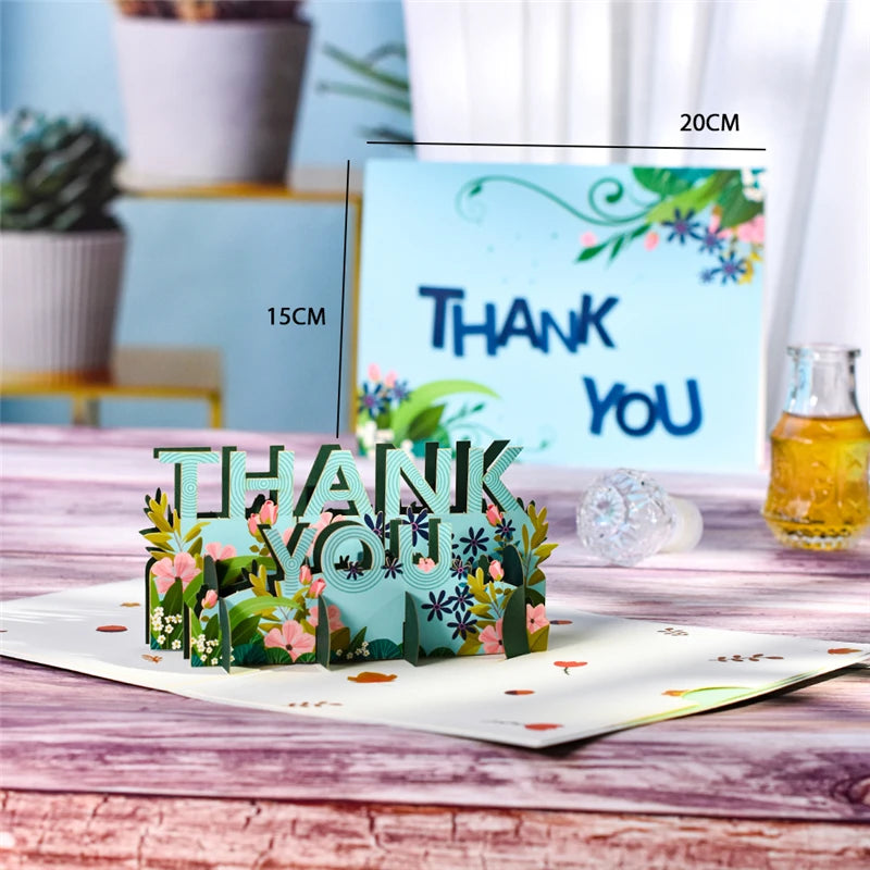 Magic Ants Pop Up Flower Card Flora 3D Greeting Card