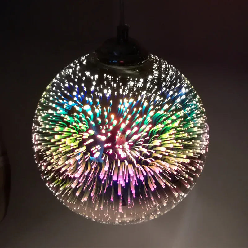 Modern LED Pendant Light Nordic Glass Ball Hanging Lighting Fixture Living Dining Kitchen Indoor Decoration Bar lighting Lamp