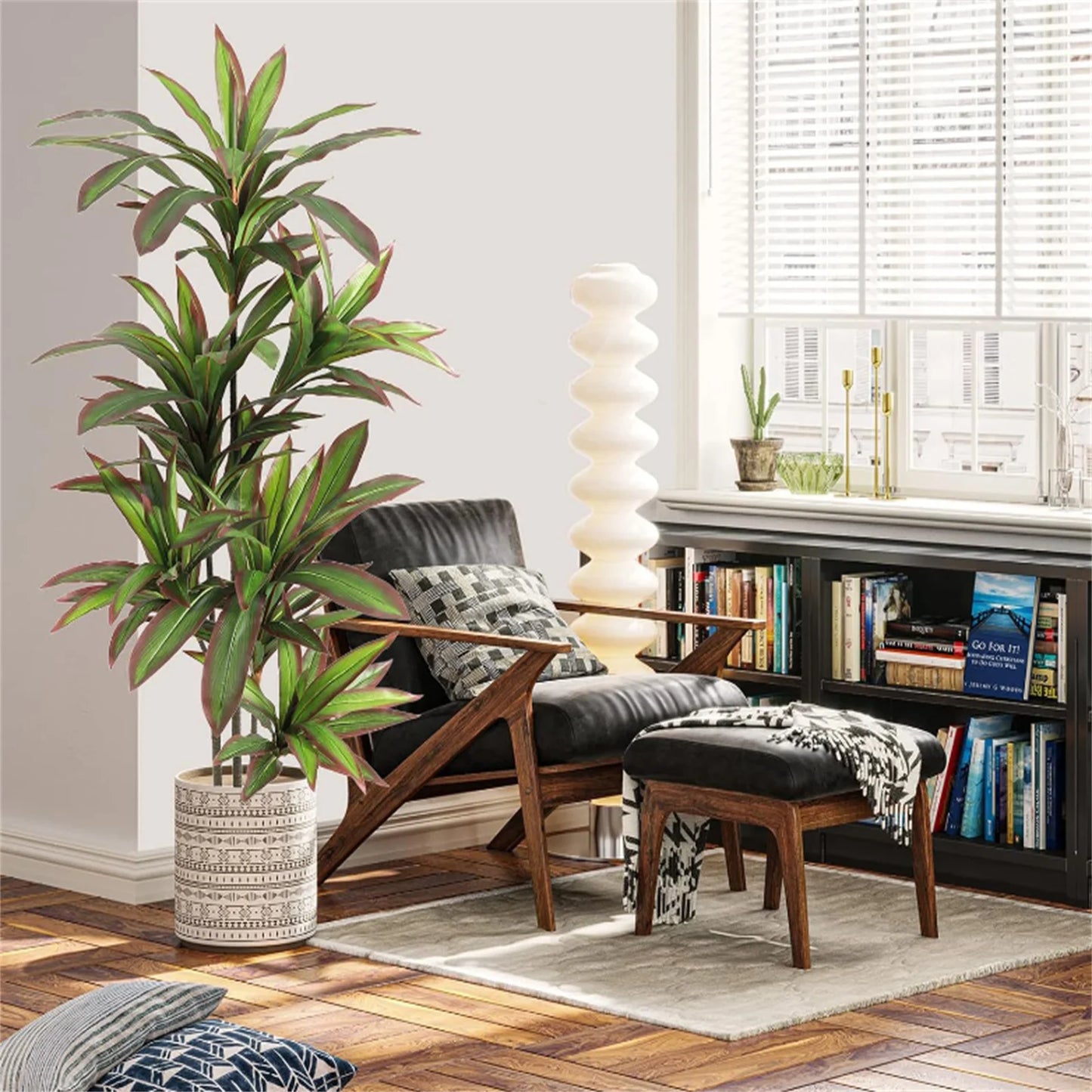 Artificial Dracaena Indoor Plant 120cm Tall with Branches