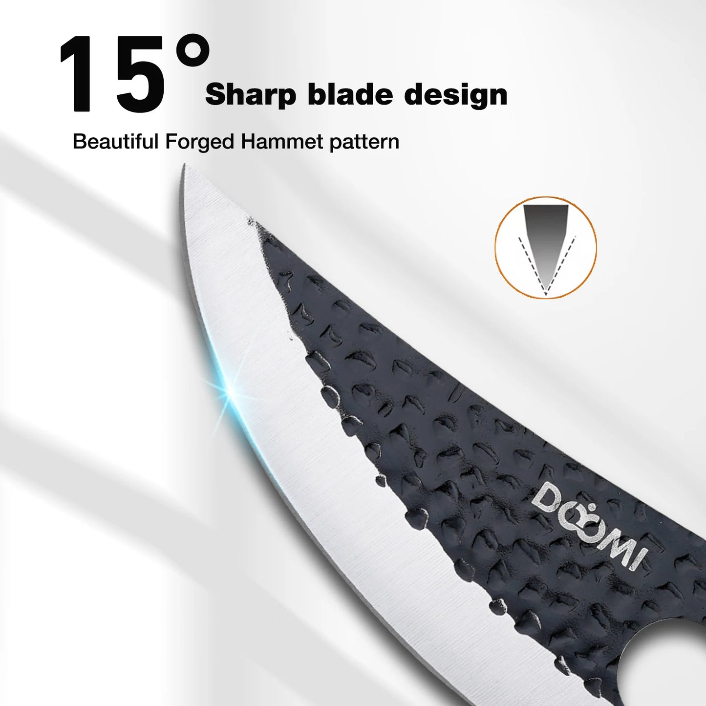 Hand Forged Viking Knife With Sheath For Meat Cutting