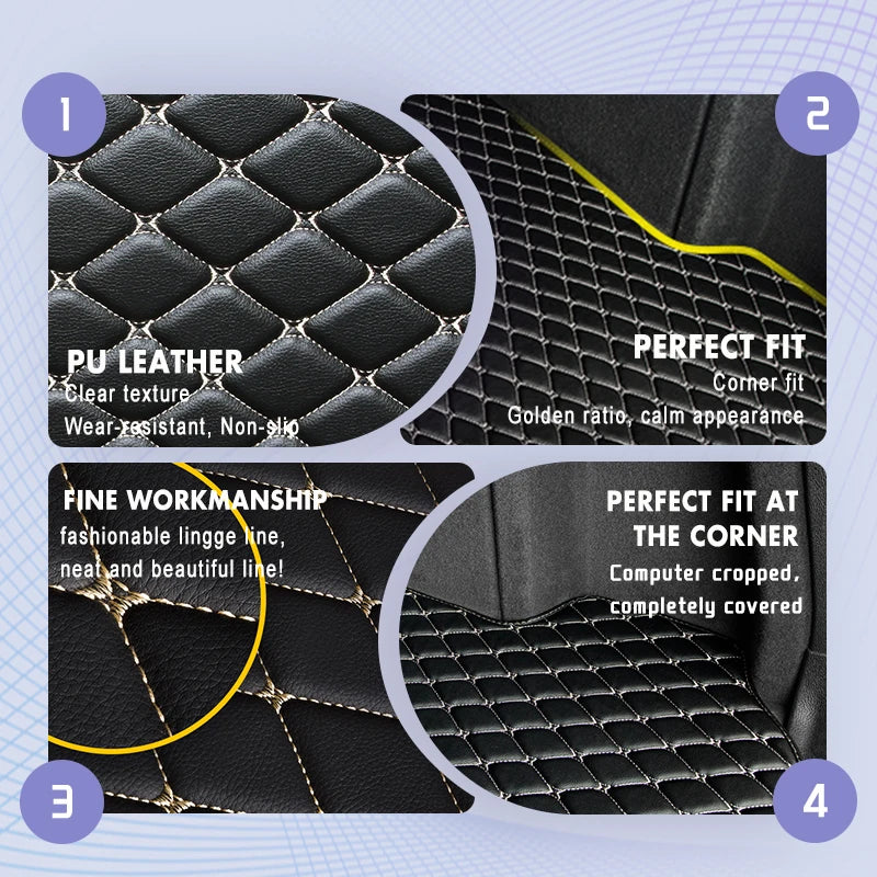 Trunk Carpets Car Mats For Chery OMODA 5 2022 2023 2024 Auto Accessories Covers Automobiles Waterproof Rear Back Rugs Products