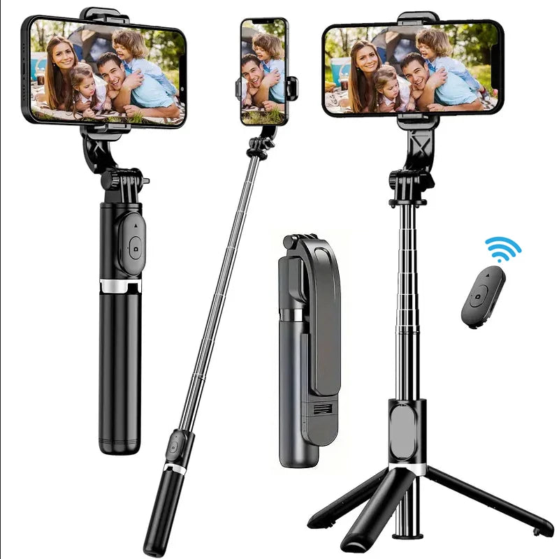 W&O C01 Telescopic Selfie Stick Tripod Monopod For iPhone Android