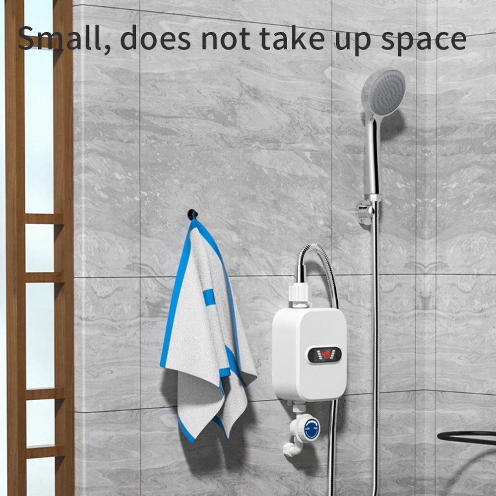 Bathroom Tankless Instant Water Heater LCD Display Unit