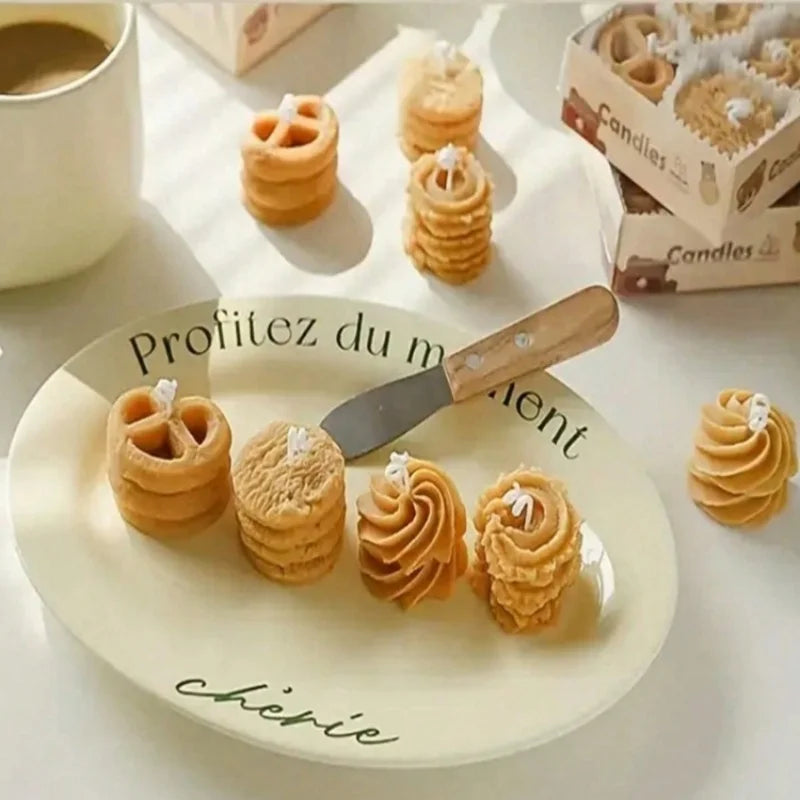 High-concerned Biscuit Cookies Scented Candles Gift Box