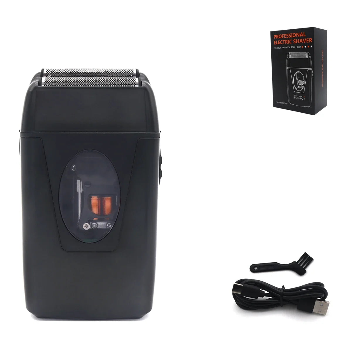 Mens Electric Shaver with 9200RPM Magnetic Levitation Motor and LCD Display Professional Barber Shaver for Barbershop