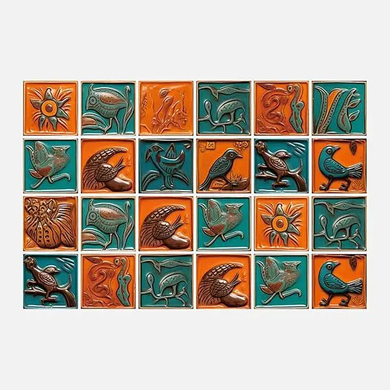 24 Piece Peel And Stick Tile Sticker Set For PVC Backsplash