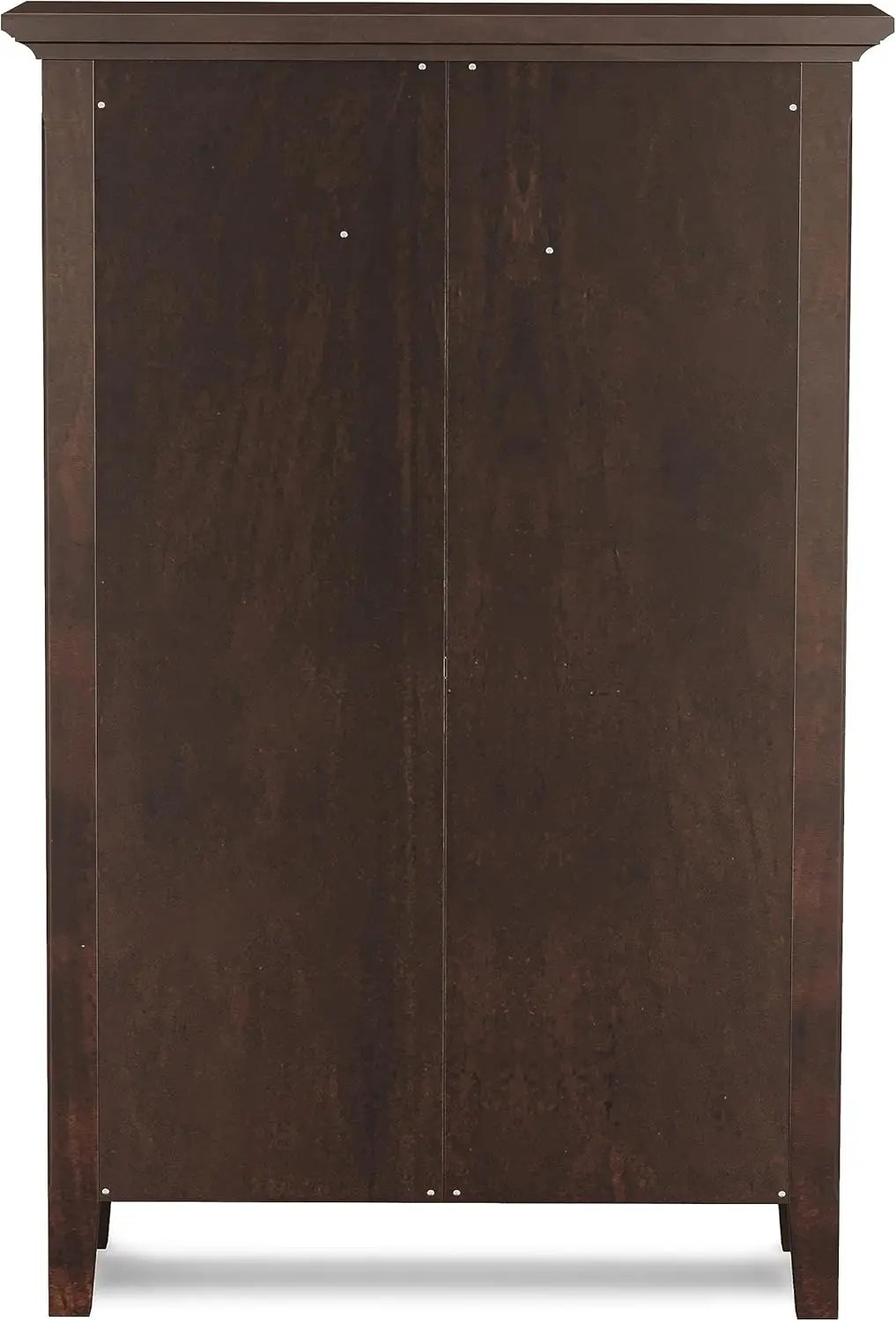 SimpliHome Acadian Solid Wood 32 Inch Entryway Shoe Cabinet