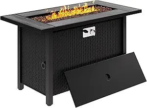 Meilocar Propane Fire Table 50000 BTU Fire Pit 3 In 1