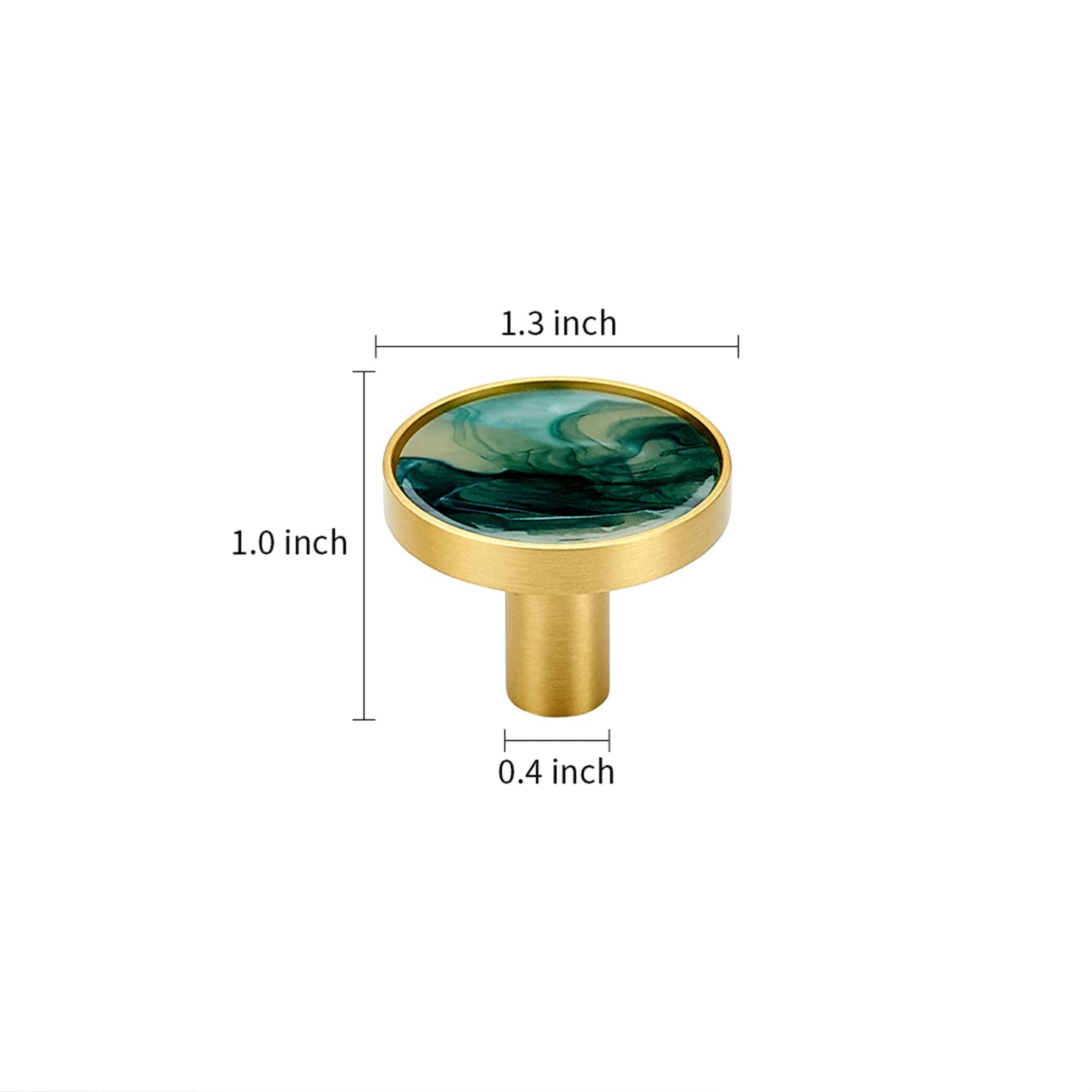 Dooroom Brass Furniture Handles Shell Simple Nordic Pastoral Wardrobe Dresser Knobs Cupboard Cabinet Drawer Round Colorful Pulls