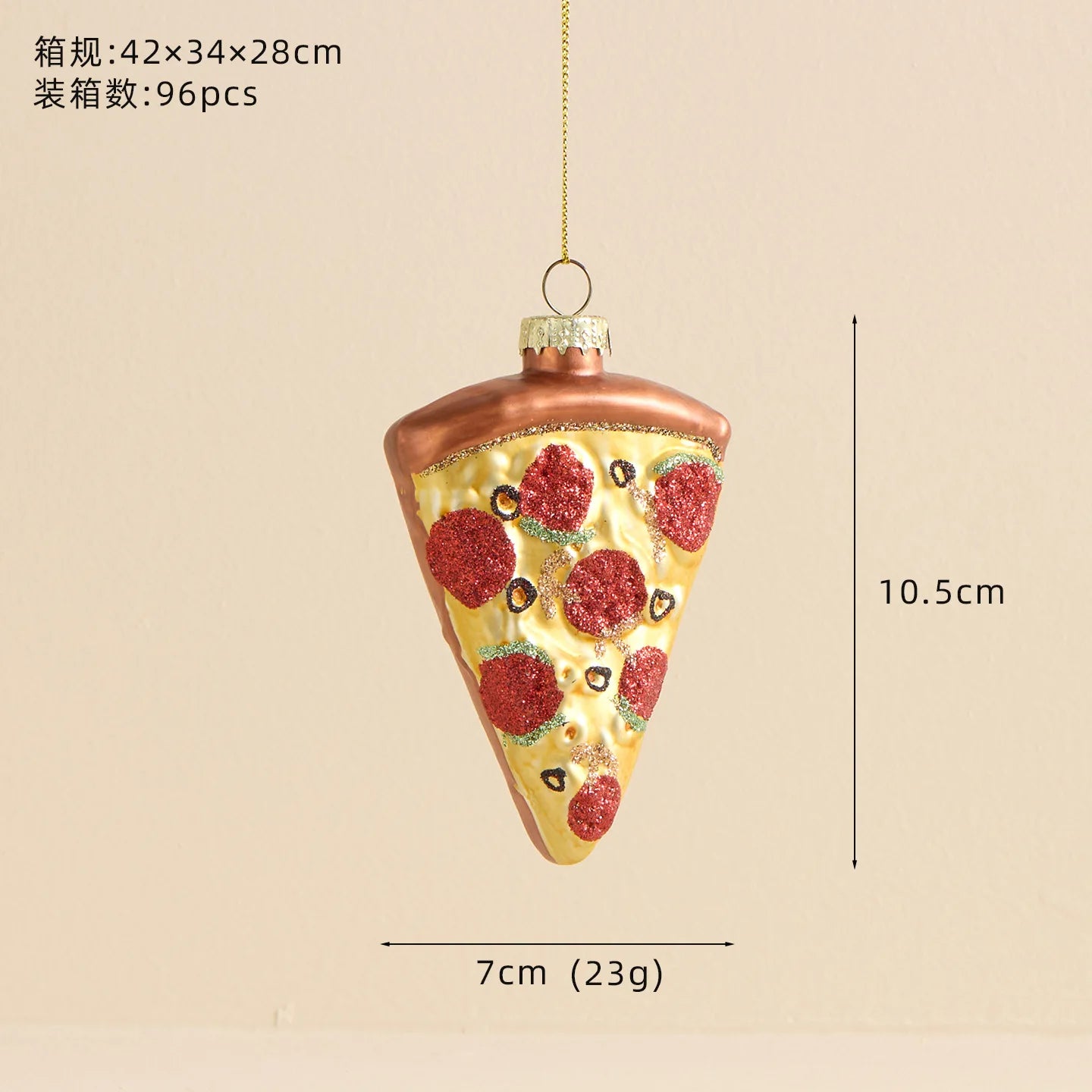 New Shaped Glass Christmas Ball Christmas Tree Pendant Colorful Macaron Cake Painted Ball Christmas Decorations