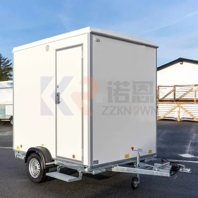 Single Station Mobile Portable Toilet Trailer Camping VIP Luxury Restroom Trailer Prefab Houses