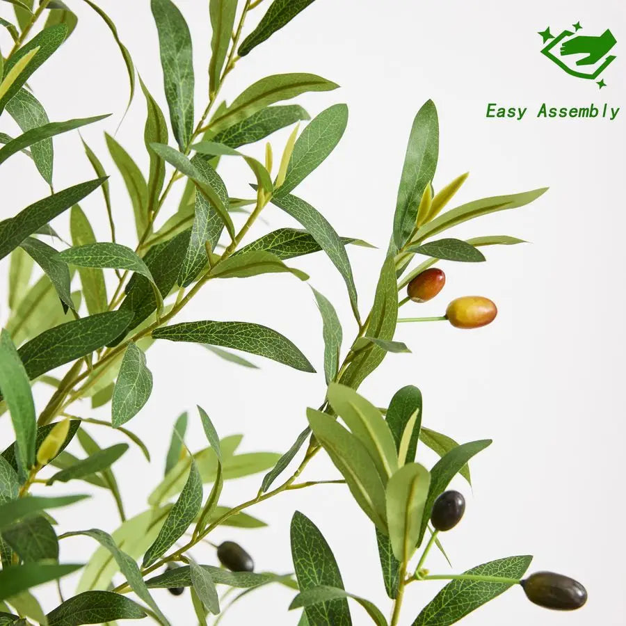 Olive Tree Artificial Plant With Planter For Home Office Decor
