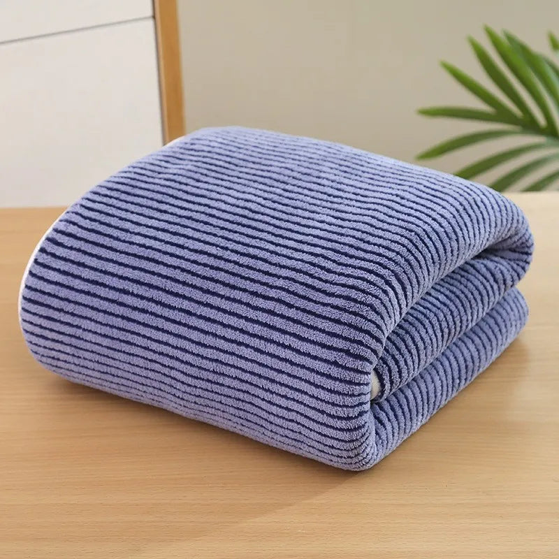 70x140cm Bamboo Charcoal Coral Velvet Bath Towel For Adult Soft Absorbent Bamboo Carbon Fiber Household Bathroom Towel Sets