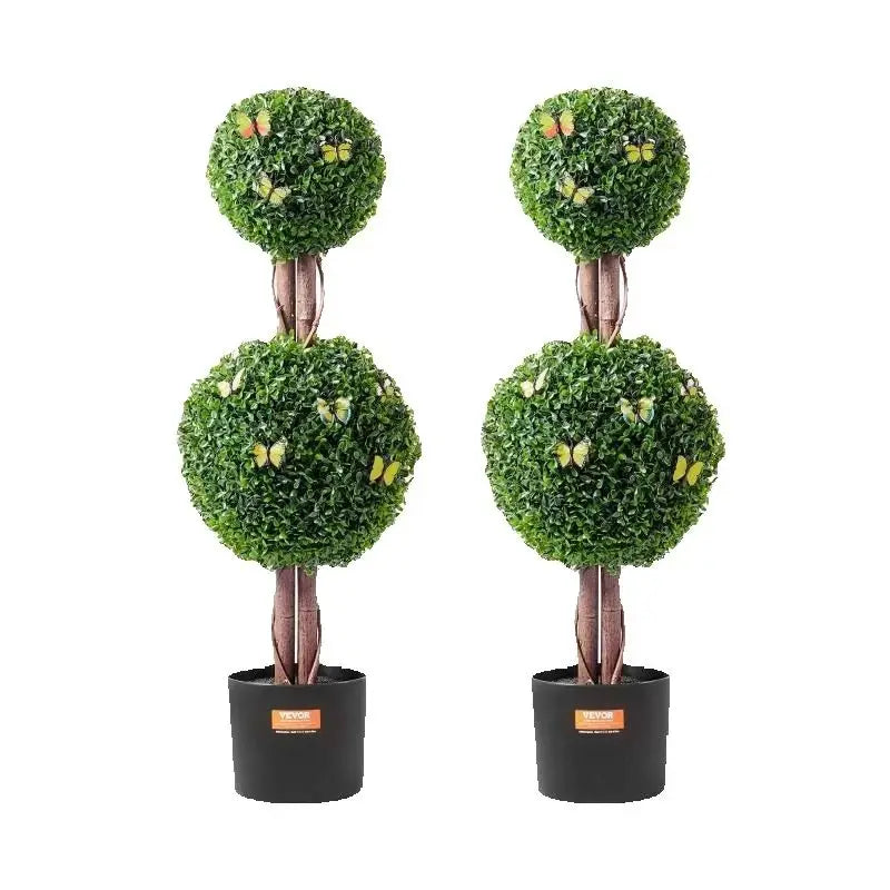SucceBuy Artificial Boxwood Topiary Tree For Home Decor