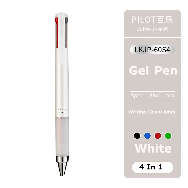 Japan Pilot JUICE UP Multifunctional Gel Pen 0.4MM 3Colors/4Colors Ballpoint Pens Back To School Office Statioinery Supplies
