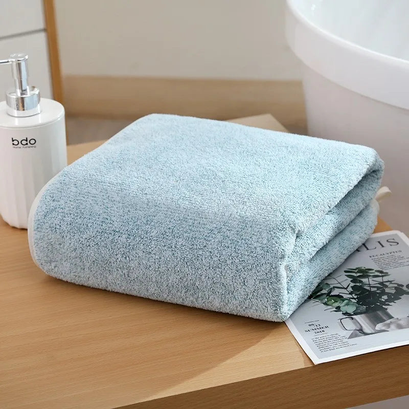 70x140cm Bamboo Charcoal Coral Velvet Bath Towel For Adult Soft Absorbent Bamboo Carbon Fiber Household Bathroom Towel Sets