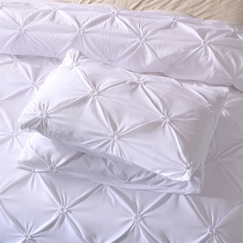 Queen Comfort Set 3Pieces, Gray Bed in a Bag Comforter Set for Bedroom, Beddding Sets without Comforter, Duvet cover&Pillowcases
