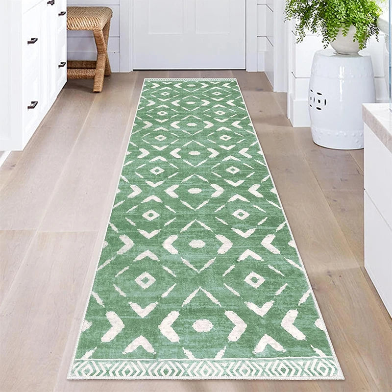 Runner Rug for Hallway Carpet Non-slip Floor Mats Soft Machine Washable Carpets Geometric Bohemian Corridor Home Decor Rugs