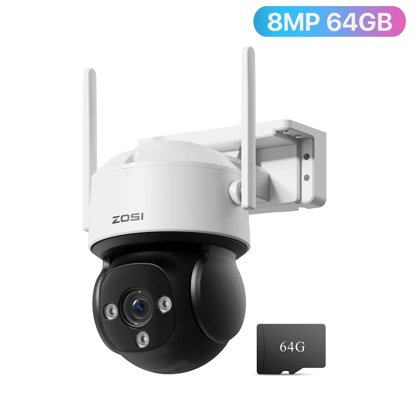 ZOSI C290 Outdoor PTZ WiFi Security Camera 4K Auto Tracking