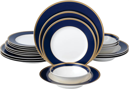 LIEI Bone China Dinnerware Set Service For 4 Elegant