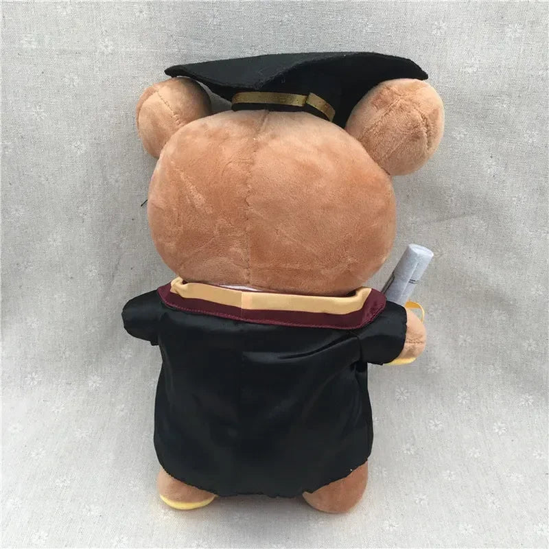 Potdemiel Rilakkuma Graduation Plush Bear Mortarboard Cosplay