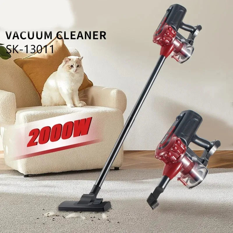 European multi-functional household kitchen living room carpet high-power dust removal vacuum cleaner rod type large suction
