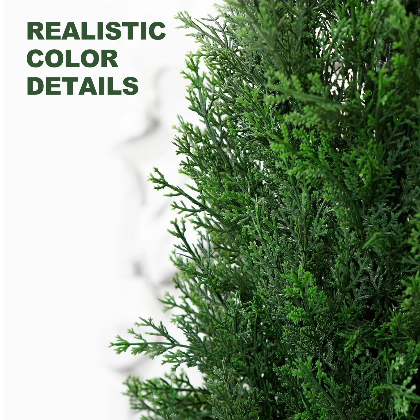 CN Guangdong Outdoor Artificial Cedar Trees For Front Porch Pair