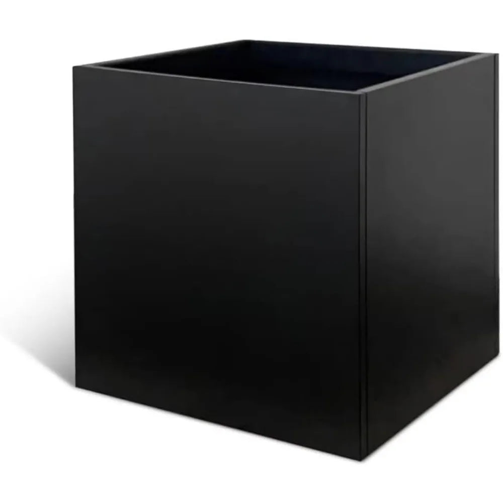 Galvanized Steel Planter Box Indoor Outdoor Durable Flower Pot