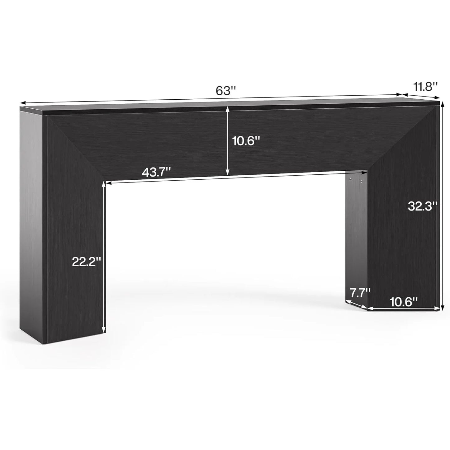 Little Tree Console Table Modern Hallway Foyer Living Room