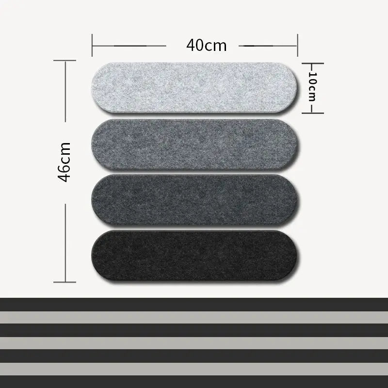 Spanish Style Wall Decorative Felt Felt Board Long Strip Photo Display Wall Stickers Dorm Room Cover Board Universal Board