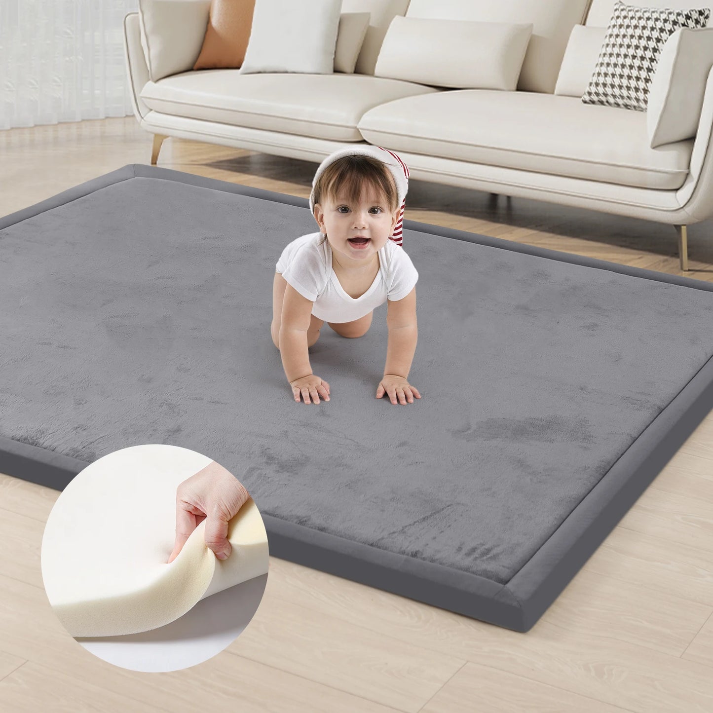 Large Coral Velvet Solid Carpet Living Room Bedroom Bedside Sofa Mat Home Rug Floor Floor Carpet Decoration Mat