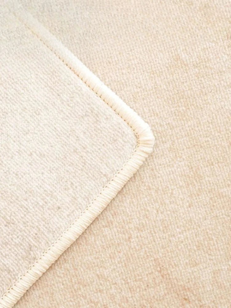 French Style Living Room Large Area Carpet Beige Bedroom Carpet Floral Leaf Pattern Decoration Rug Luxury Art Study Room Rugs IG