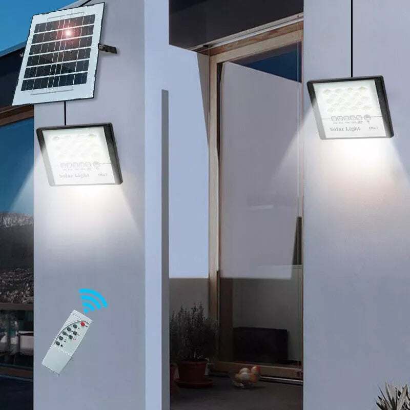 300W LED Solar Street Light Outdoor Flood Lamp Dusk To Dawn