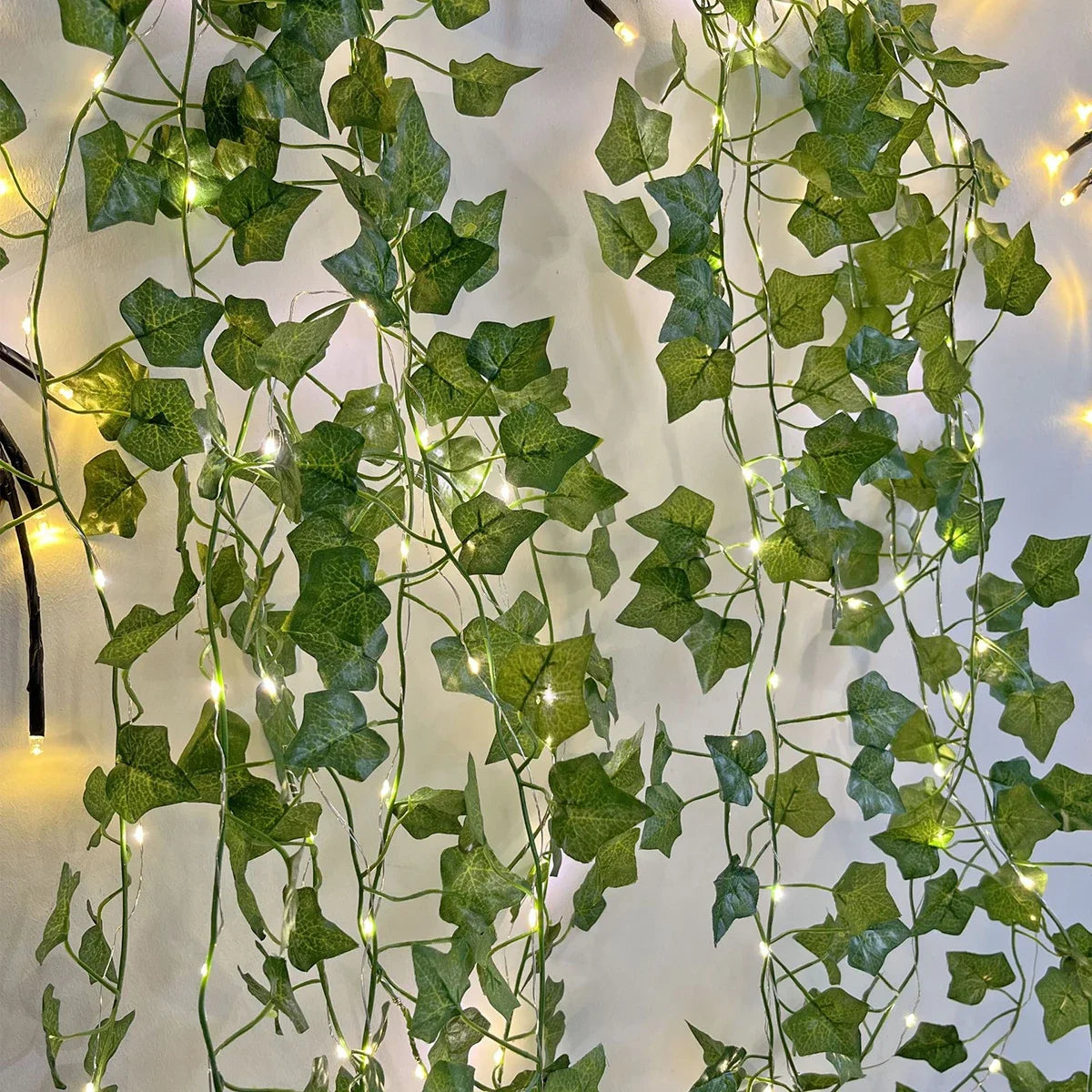 Solar Ivy String Lights for Garden Courtyard Outdoor Decor