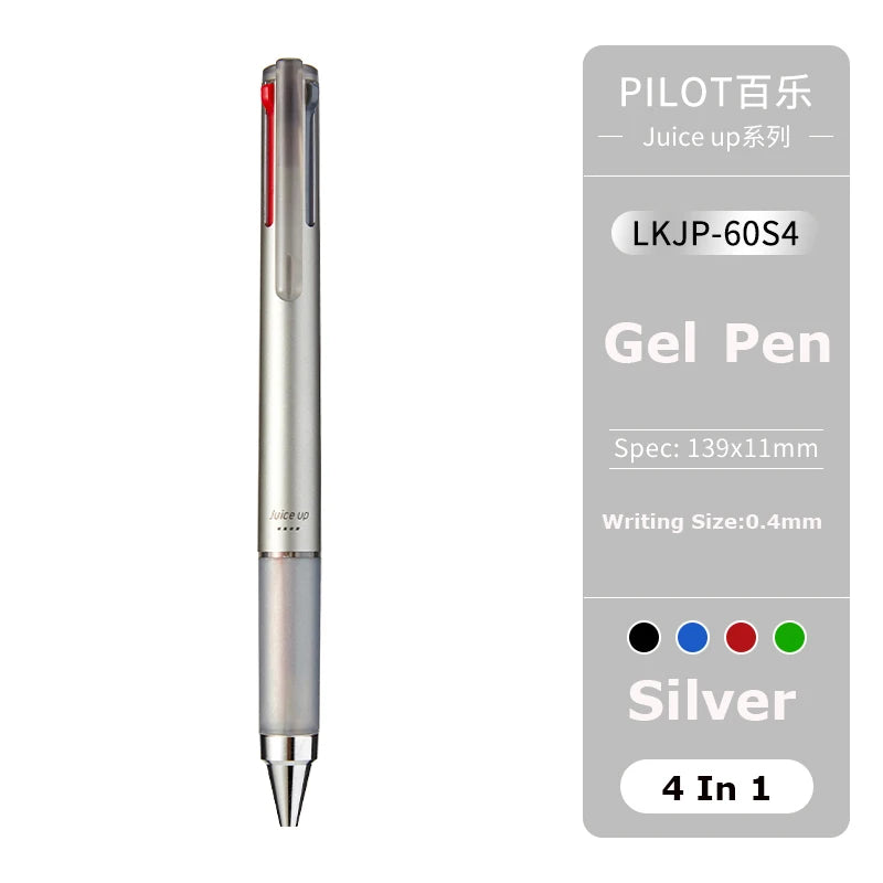 Japan Pilot JUICE UP Multifunctional Gel Pen 0.4MM 3Colors/4Colors Ballpoint Pens Back To School Office Statioinery Supplies